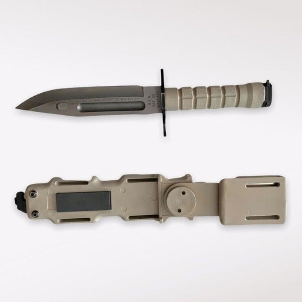SOLD🅱️1991 Operation Desert Storm Commemorative Phrobis III Bayonet Scabbard